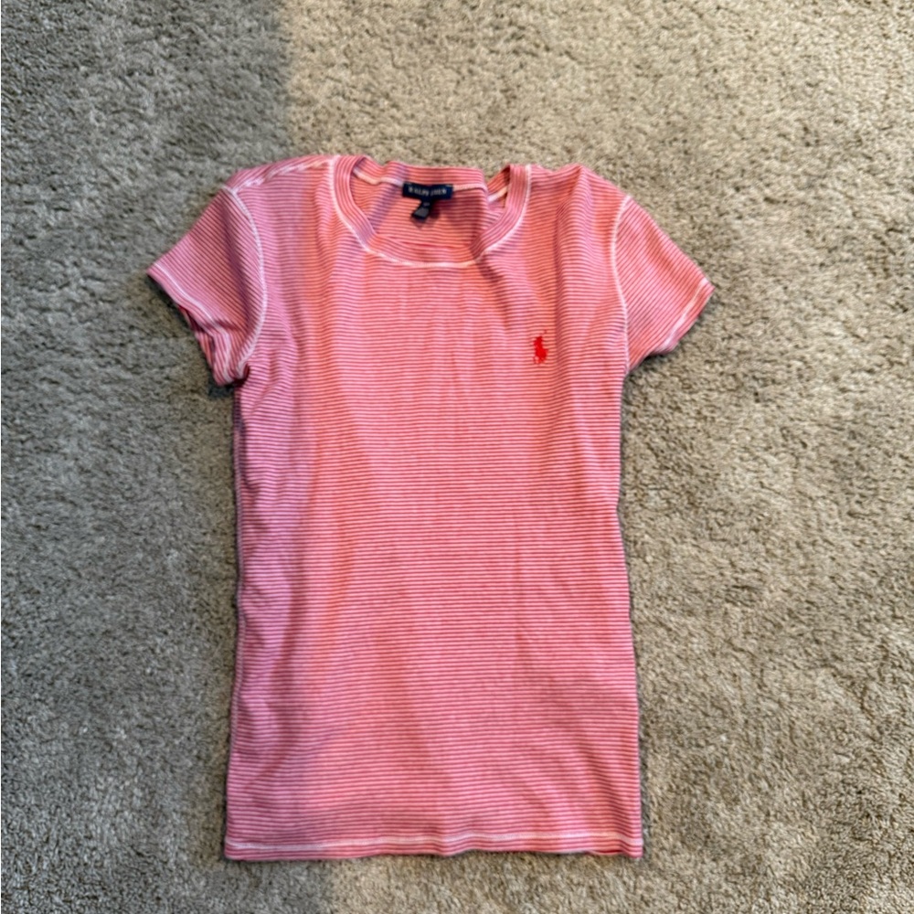 Ralph Lauren Red Striped Shirt
